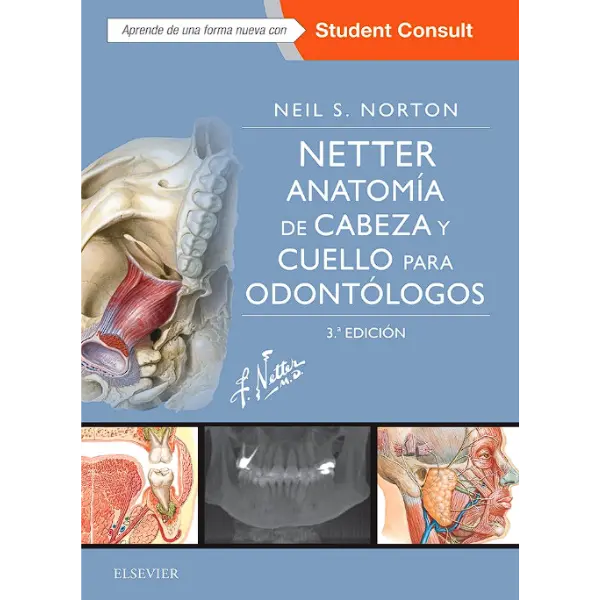 Libro Netter. Anatomía de cabeza y cuello para odontólogos 3.ª Edición