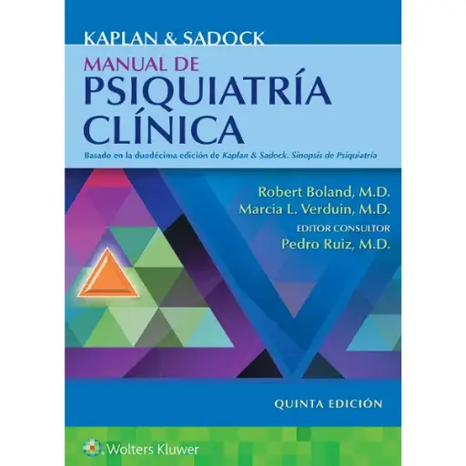 Libro Kaplan y Sadock Manual de Psiquiatría clínica 5.ª Edición