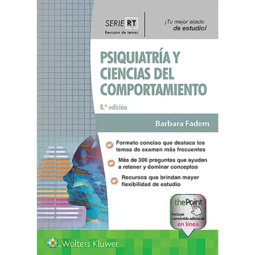 Libro Serie RT. Psiquiatría y ciencias del comportamiento 8.ª Edición