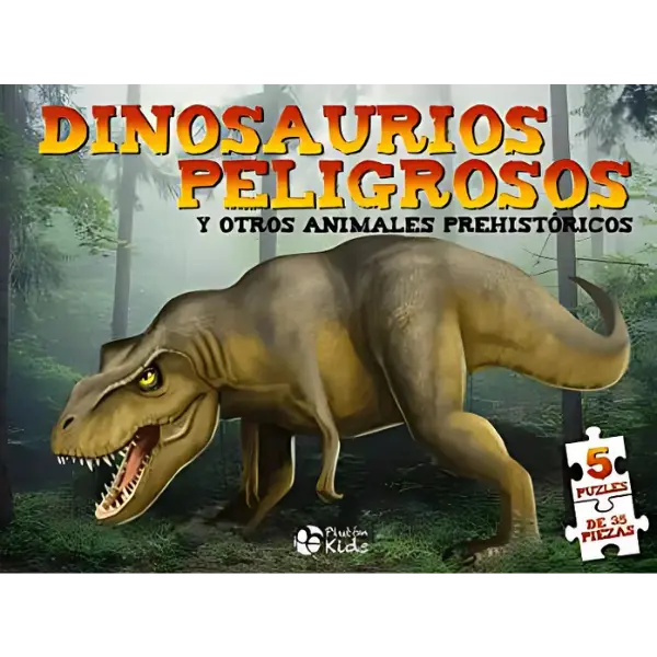Libro Dinosaurios peligrosos y otros animales Prehistóricos