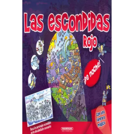 Libro Escondidas Rojo de Noche
