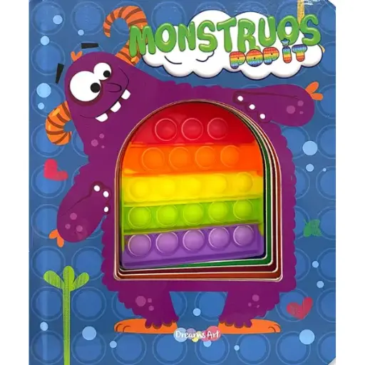 Libro Monstruos pop it