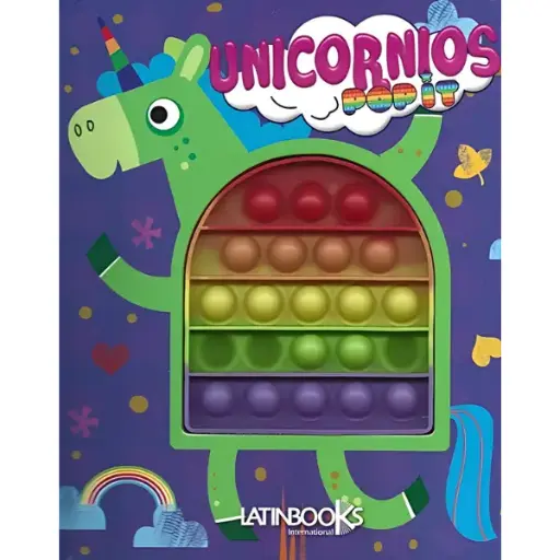 Libro Unicornios pop it