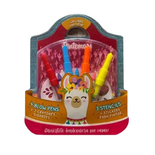 Libro Llamas Pintemos