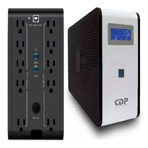 CDP ups regulador  lcd 1000va/500w 6 salidas r-smart 1010 lcd r-Smart 1010