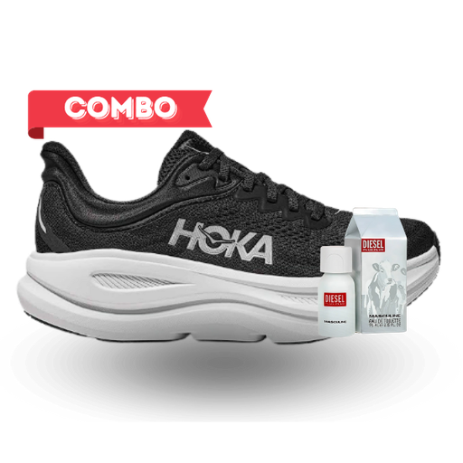 Combo Tenis Hoka Bondi 9 Hombre Y Colonia Plus Plus Diesel 75 ML