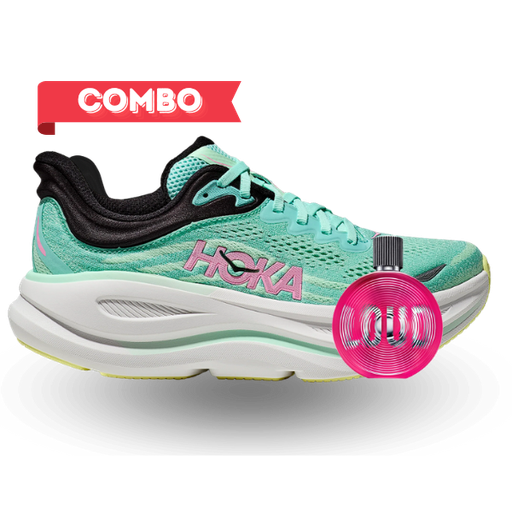 Combo Tenis Hoka Bondi 9 Mujer Y Perfume Tommy Loud Tommy Hilfiger 100 ML