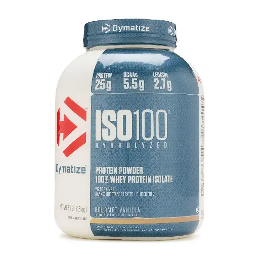 Proteina - Dymatize ISO100 Gourmet Vainilla – 5 LB, 76 servidas.