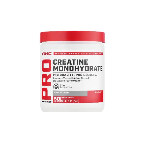 Creatina - GNC Monohidrato Unflavored 5g – 50 servidas.