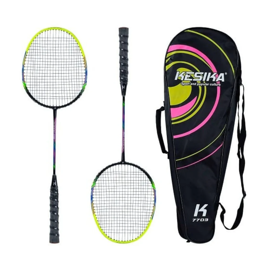 Paquete Raquetas para Badminton Avanz Carbón con Forro, 3 Piezas