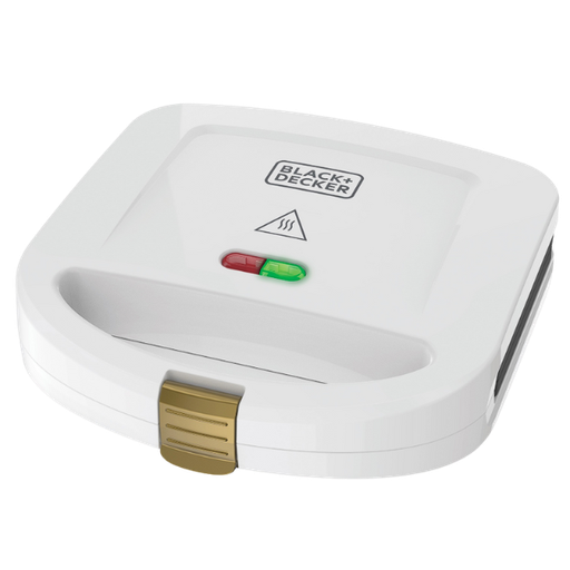 Black + Decker sandwichera blanco dorado F-SM24520G