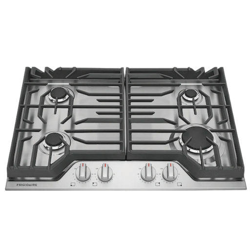 Frigidaire plantilla de gas 30 empotrable 4 quemadores FCCG3027AS