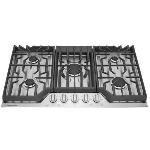 Frigidaire plantilla de gas 36 empotrable 5 quemadores FCCG3627AS